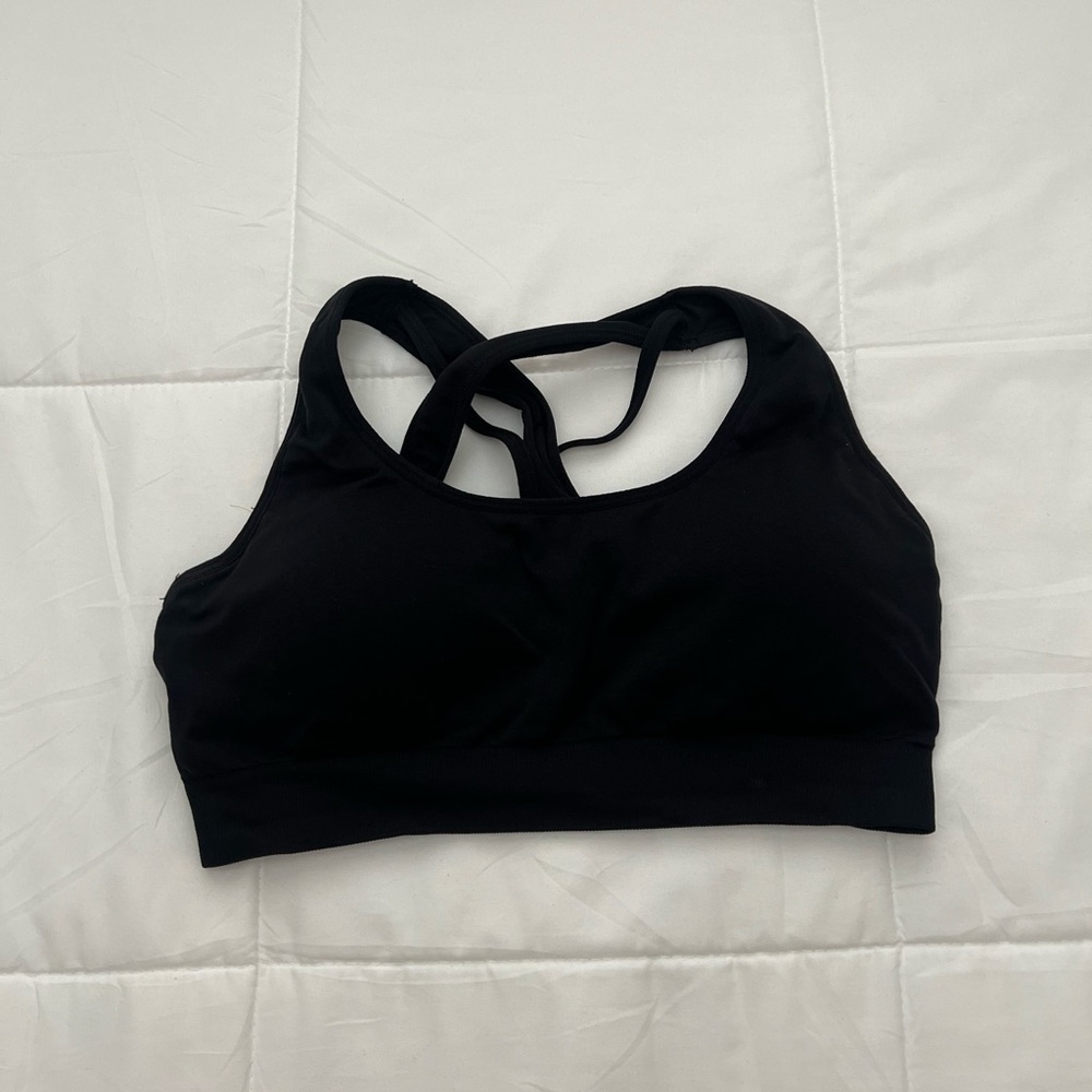 Black Sports Bra